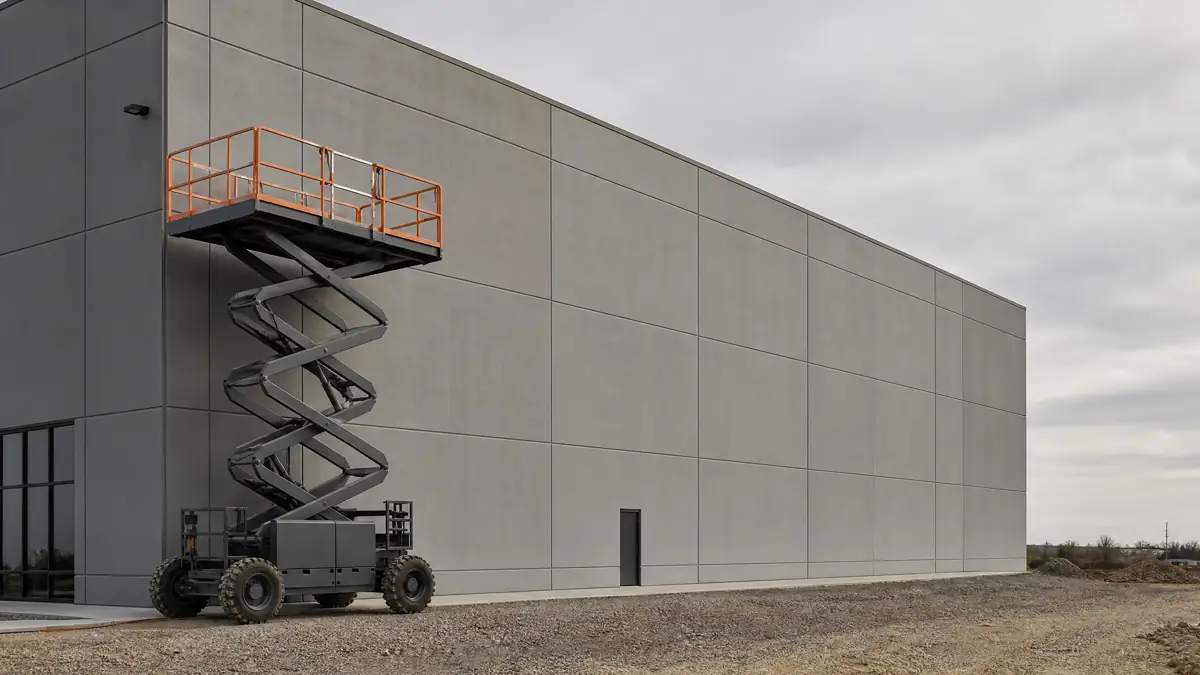 Boom Lifts jobsite access in Riverside